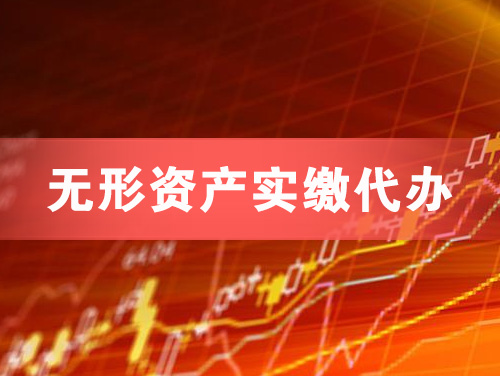 阳春无形资产实缴资本代办